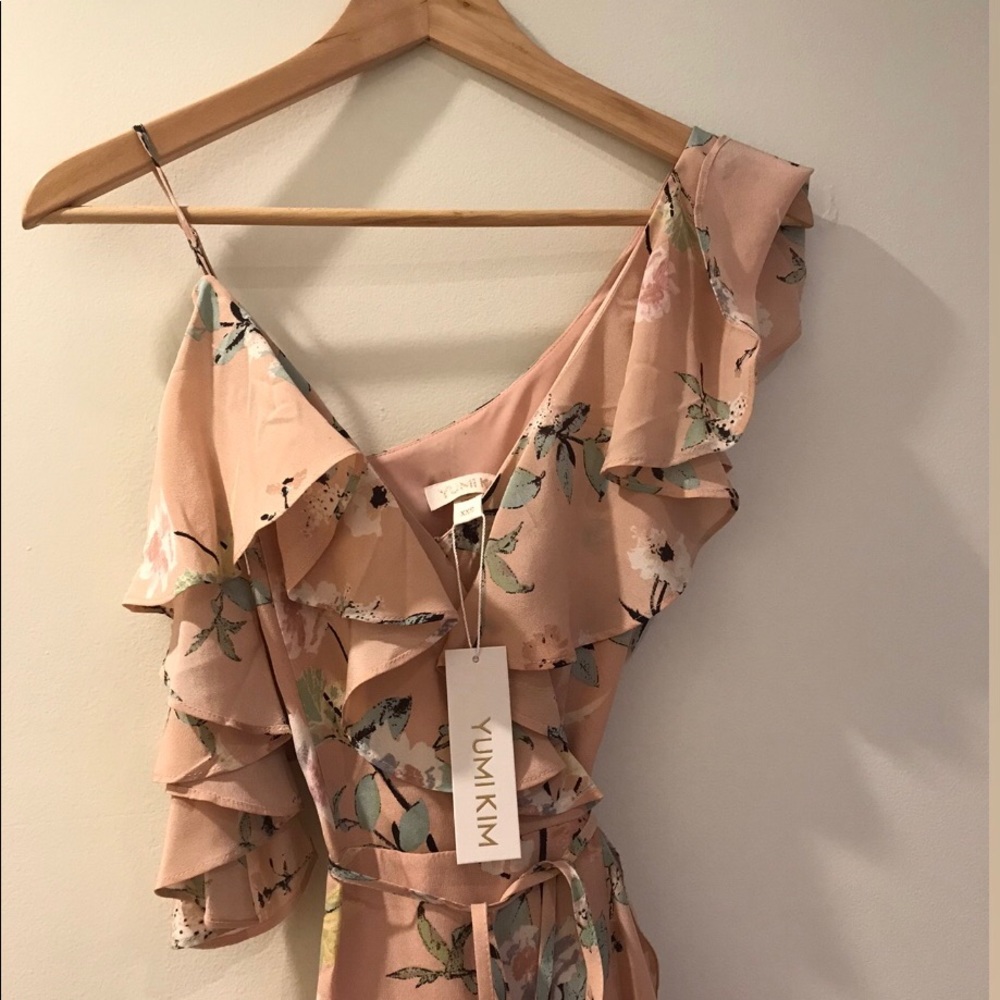 Yumi Kim Pink Buttery Maxi Dress. XXS